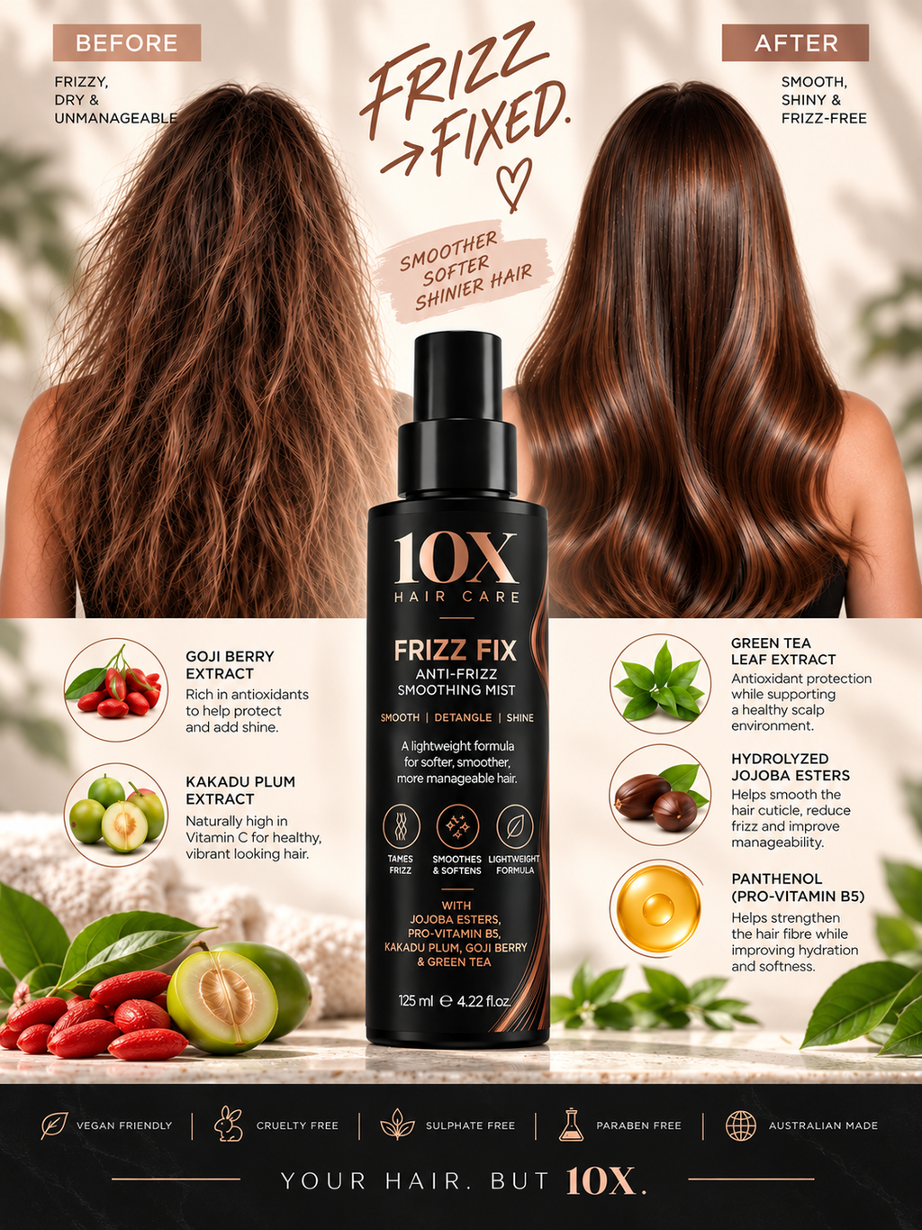 FRIZZ FIX — Anti-Frizz Smoothing Mist